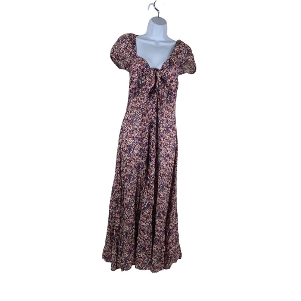 Vtg Workshop Clothing Women's Cottage Core Milkmaid Country Floral Dress Sz 7 - Picture 2 of 16